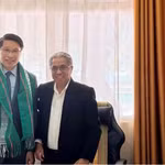 El embajador de Vietnam en Timor Leste, Pham Binh Dam, y el ministro de Agricultura, Ganadería, Pesca y Silvicultura de Timor Leste, Marcos da Cruz. (Fuente: Embajada de Vietnam en Timor Leste)