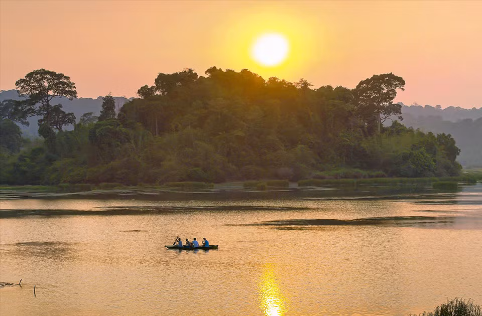 Bau Sau es un gran lago de agua dulce en el sur del Parque Nacional Cat Tien, hogar de los cocodrilos siameses, una especie de cocodrilo poco común en Vietnam. (Fuente:VNA)