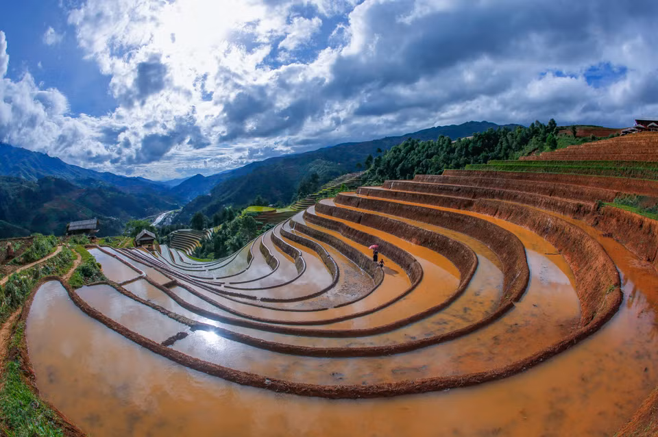 Los campos de arroz en terrazas se forman y mantienen durante cientos de años. Foto: Tuan Anh/VNA