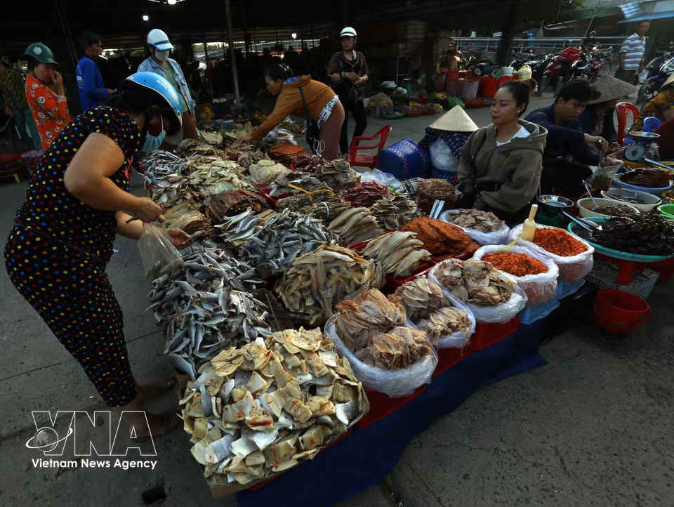 Productos típicos de la región fluvial del delta del Mekong. (Foto: VNA)