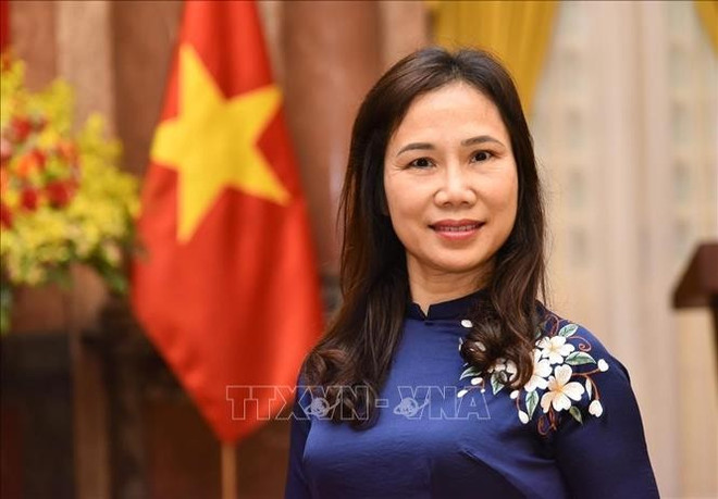 La embajadora vietnamita en Sri Lanka, Trinh Thi Tam. (Fuente: VNA) uuid60ea2c0b-007e-4c38-af98-790e3f2e85facode001library1type1mode1loctruecaptrue.jpg