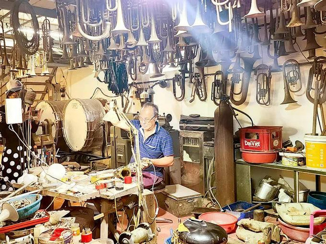 Aldea de Trompeta Pham Phao (comuna de Hai Minh, distrito de Hai Hau, provincia de Nam Dinh) es una de las favoritas de los turistas. (Foto: SGGP) y3d-4828-2109jpg.jpg
