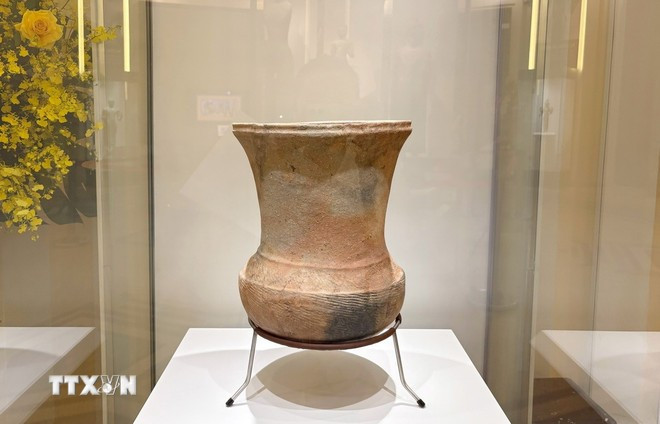 El objeto "Cho Gom" fue reconocido como Tesoro Nacional en diciembre de 2024. (Foto:VNA) bao-vat-quoc-gia-nhung-kiet-tac-di-san-tai-thanh-pho-ho-chi-minh.jpg