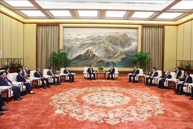 Panorama de la reunión. (Fuente: VNA) luong-cuong-2.jpg