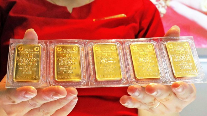 El índice de precios del oro en el cuarto mes en Vietnam aumentó un 10,54% en comparación con el mes anterior. (Fuente: VNA) gold-price.jpg