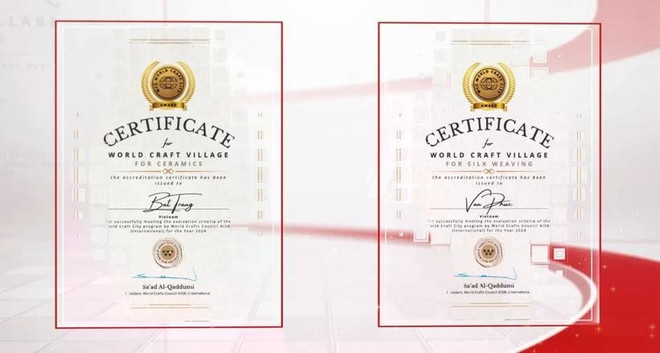 Dos aldeas de oficial tradicionales de la capital vietnamita, la de cerámica de Bat Trang y la de seda de Van Phuc, han sido reconocidas por la UNESCO como integrantes de la prestigiosa “Red Mundial de Ciudades Creativas”. (Fuente: Vietnamplus) 123.jpg
