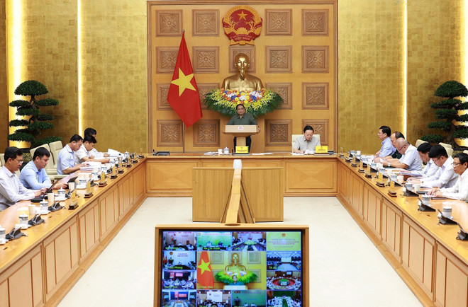 Panorama del evento (Foto: VNA) vna-potal-thu-tuong-chu-tri-phien-hop-lan-thu-15-cua-ban-chi-dao-quoc-gia-ve-chong-khai-thac-hai-san-bat-hop-phap-8307039.jpg