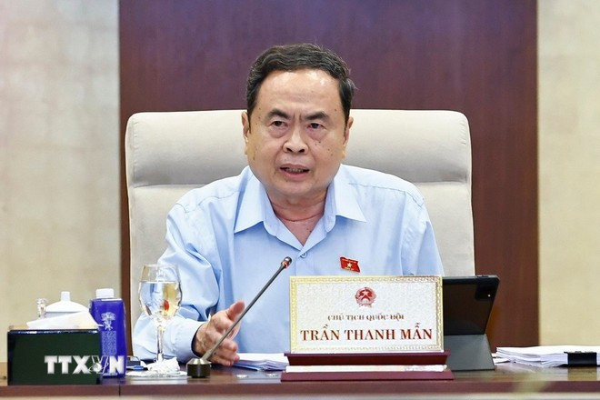 El presidente de la Asamblea Nacional de Vietnam, Tran Thanh Man. (Foto: VNA) chu-tich-quoc-hoi-1.jpg