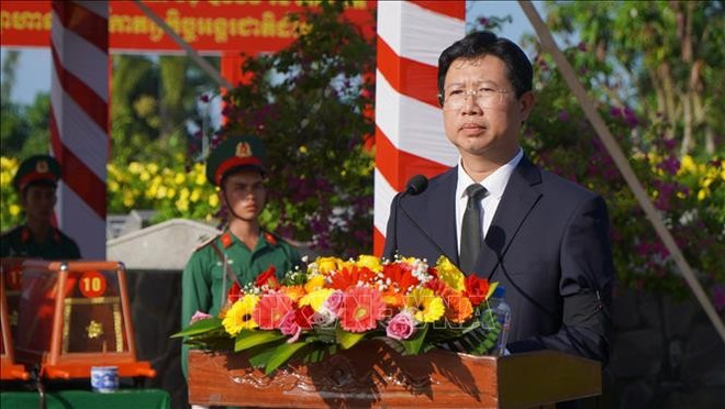 El vicepresidente del Comité Popular provincial Huynh Minh Tuan. (Foto: VNA) dong-thap2-250725.jpg