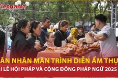 Destacados chefs impresionan al público en festival francófono en Vietnam