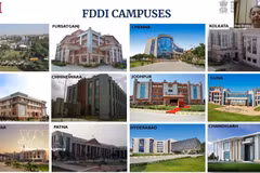 Renu Sharma, representante del Instituto de Diseño y Desarrollo de Calzado de la India (FDDI) presenta sobre las ramas de FDDI. (Fuente: VNA)