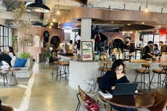 Una cafetería en Hanoi (Fuente: VNA)