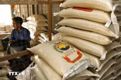 Una tienda de arroz en Tailandia. (Foto: VNA)