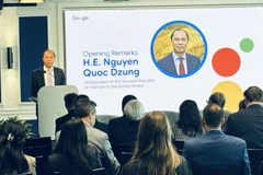 El embajador vietnamita en Washington, Nguyen Quoc Dung, pronuncia un discurso en el evento (Fuente: VNA)