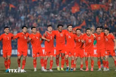 La selección nacional de fútbol de Vietnam (Fuente: VNA)