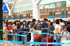 Aeropuerto internacional de Tan Son Nhat recibe número récord de pasajeros (Foto ilustrativa: Vietnamnet)