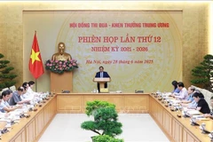 El primer ministro Pham Minh Chinh preside la reunión. (Fuente: VNA)