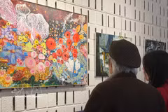 Visitantes en la exposición (Fuente: VNA)