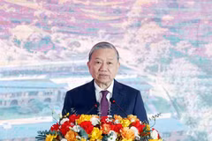 El secretario general del Partido Comunista de Vietnam (PCV), To Lam. (Fuente: VNA)