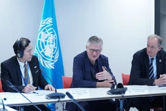 Jean-Pierre Lacroix, subsecretario general de la ONU para operaciones de paz, pronuncia un discurso en el encuentro (Fuente: VNA)
