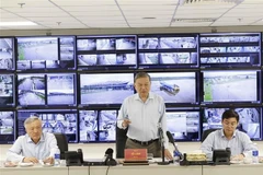 El secretario general del Partido Comunista de Vietnam, To Lam, pronuncia un discurso en la sesión de trabajo con líderes de la Ciudad de Hue (Fuente: VNA) 