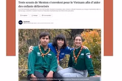 La historia de Elza Le Floch, Celeste Perotteau-Giraud y Wyatt Lelouche fue publicada en el periódico Nice Matin. 