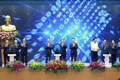 En la ceremonia de inauguración del Portal Nacional de Derecho (Fuente: VNA)