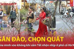 Pobladores del casco antiguo de Hanoi organizan festividad para el Tet 