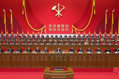 En el IX Congreso del Partido del Trabajo de Corea (Fuente: Yonhap)
