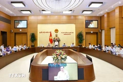En la 47ª reunión del Comité Permanente de la Asamblea Nacional de Vietnam. (Fuente: VNA)