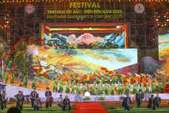 Una actuación en la inauguración del Festival de las Quintaesencias del Noroeste - Dien Bien 2025. (Fuente: VNA)
