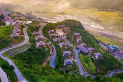 La zona de turismo relajado Le - Chapa en la comuna de Tu Le, distrito de Van Chan. (Fuente: VNA) 