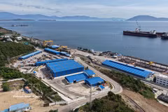 El parque industrial de Van Phong en la provincia de Khanh Hoa (Fuente: VNA) 