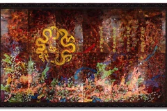 Una obra en la exposición "Tam" del artista Le Huu Hieu en la 61ª Bienal de Venecia (Fuente: VNA)