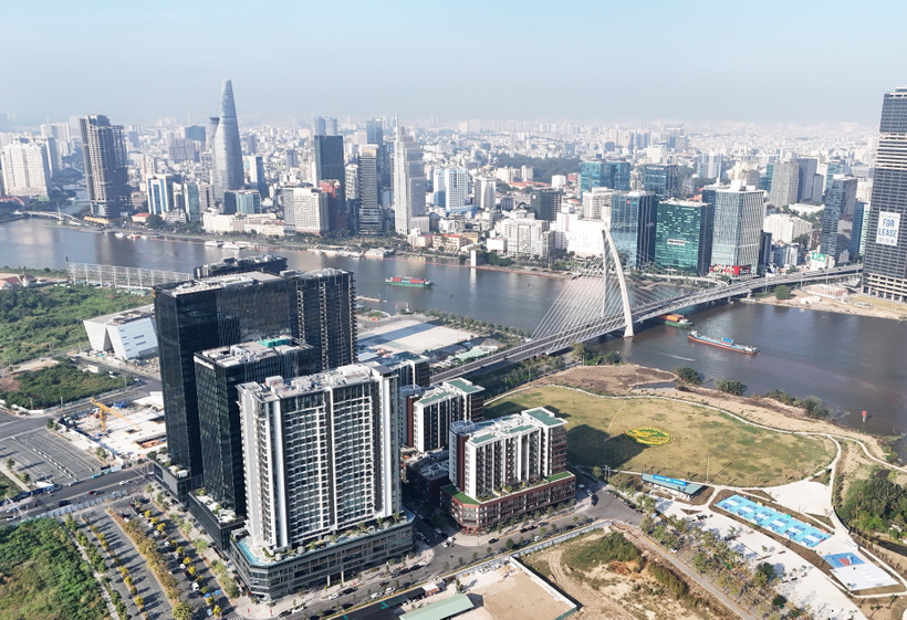 El Centro Financiero Internacional de Vietnam. Foto: VNA