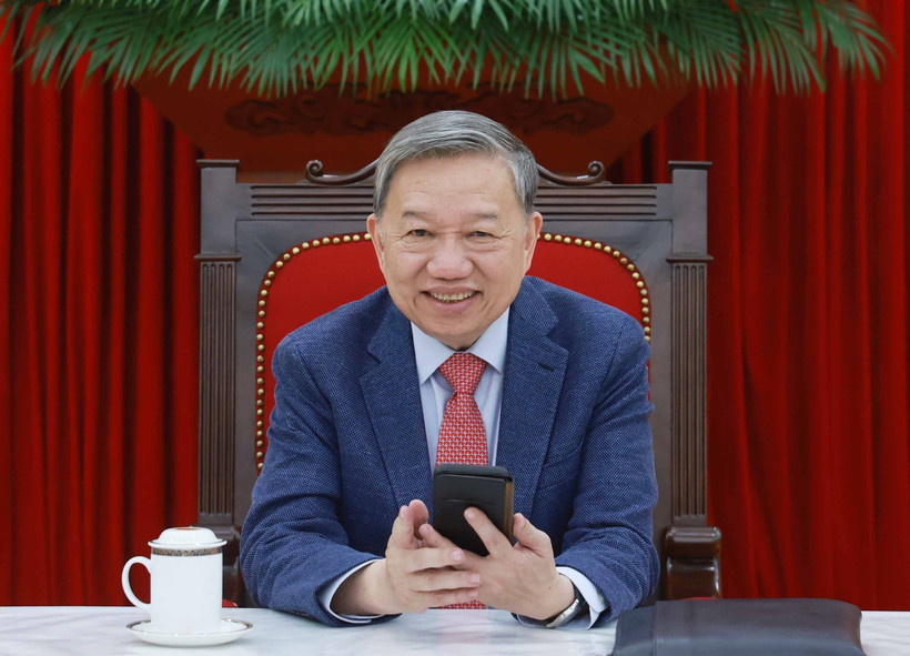 El secretario general del Partido Comunista de Vietnam, To Lam. (Foto: VNA)