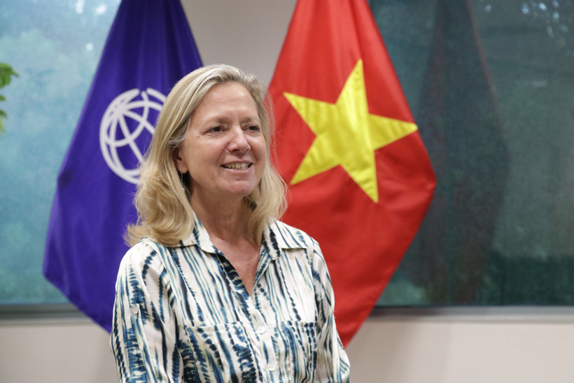 Mariam J. Sherman, directora del Banco Mundial (BM) en Vietnam, Camboya y Laos. (Foto: Dieu Linh/Vietnam+)