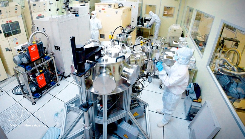 Un laboratorio de investigación en nanotecnología de la Universidad Nacional de Vietnam en Ciudad Ho Chi Minh. (Foto: VNA)