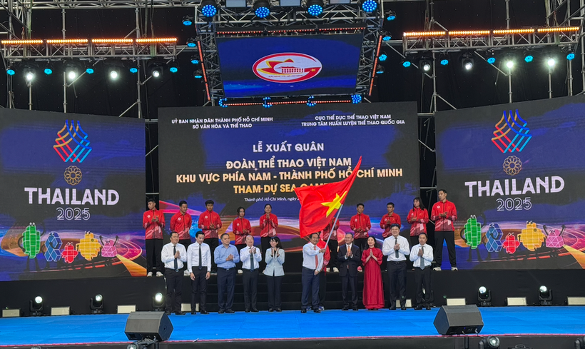 La ceremonia de despedida en Ciudad Ho Chi Minh. (Foto: VNA)