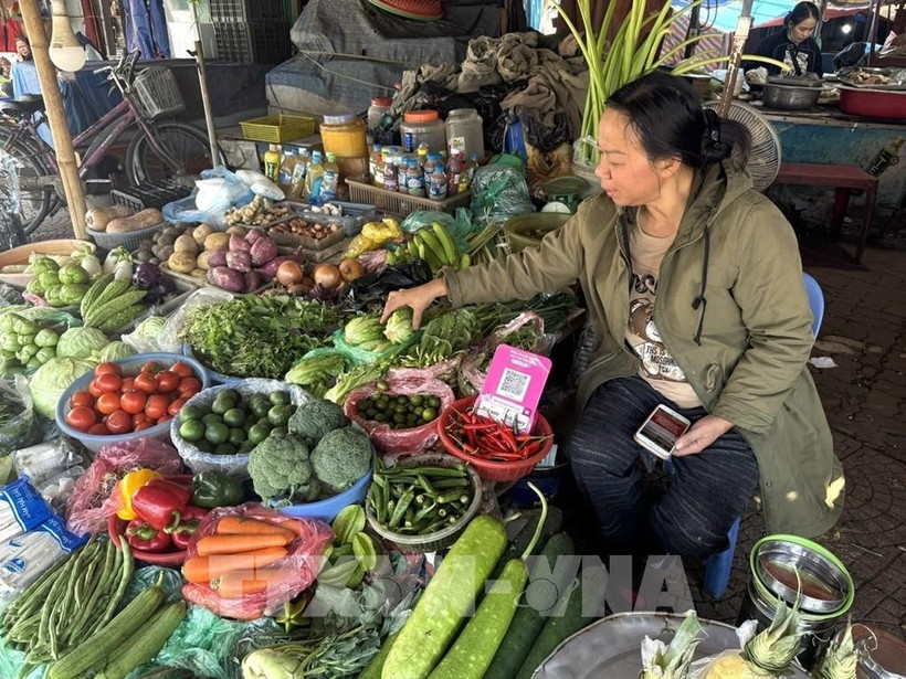Precios de las verduras en Hanoi aumenta ante la escasez de suministros. (Foto: VNA)