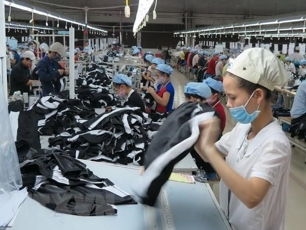 Una fábrica de textiles y prendas de vestir para la exportación. (Foto ilustrativa: VNA)