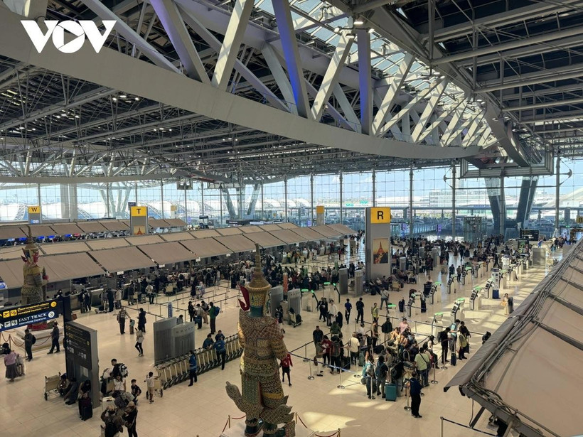 Aeropuerto Internacional Suvarnabhumi, Bangkok, Tailandia. Foto: VOV