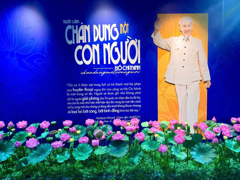 La exposición sobre la vida y carrera del Presidente Ho Chi Minh. (Foto: Vietnam+)