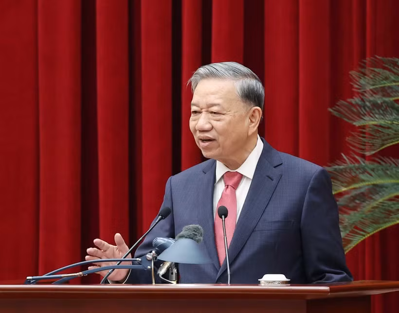 El secretario general del Partido Comunista de Vietnam, To Lam. (Foto: VNA)