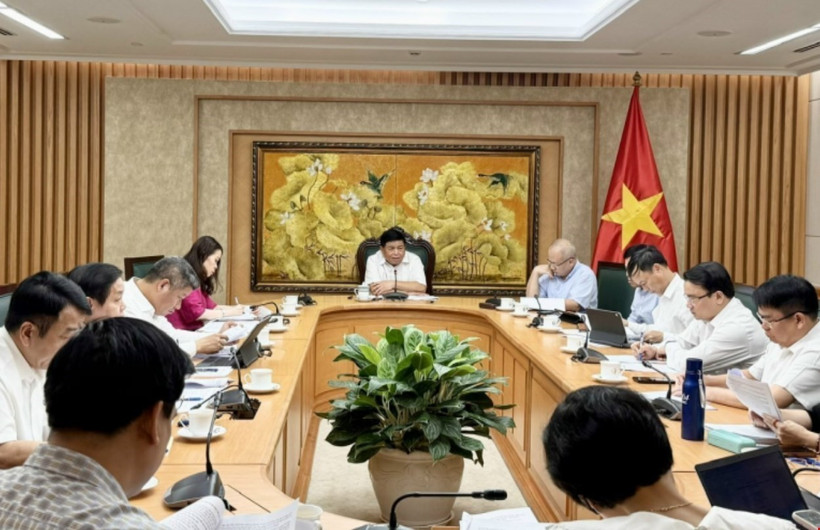 El viceprimer ministro Nguyen Chi Dung habla en la reunión. (Foto: VNA)