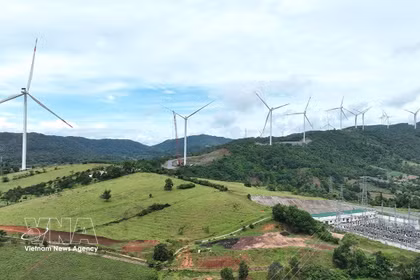  La energía limpia es uno de los sectores en los que Vietnam puede priorizar la cooperación con Canadá. (Foto: VNA)