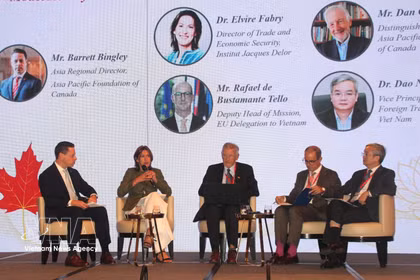Delegados en el evento. (Fuente: VNA)