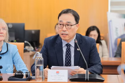 El embajador surcoreano en Vietnam, Choi Youngsam. (Fuente: VNA)