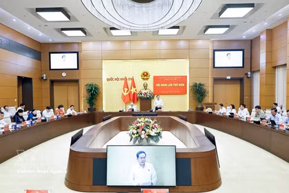 Panorama de la reunión. (Fuente: VNA)