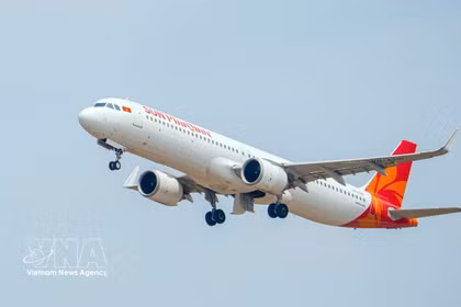 Avión de la aerolínea Sun PhuQuoc Airways. (Fuente: VNA)
